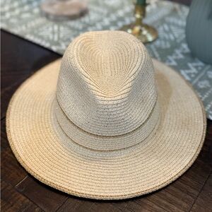 Janie and Jack Kids Straw Sun Hat, Size 4–5 (NWT)